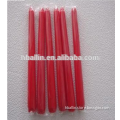 Wholesale red scented tapered candle of wax candle